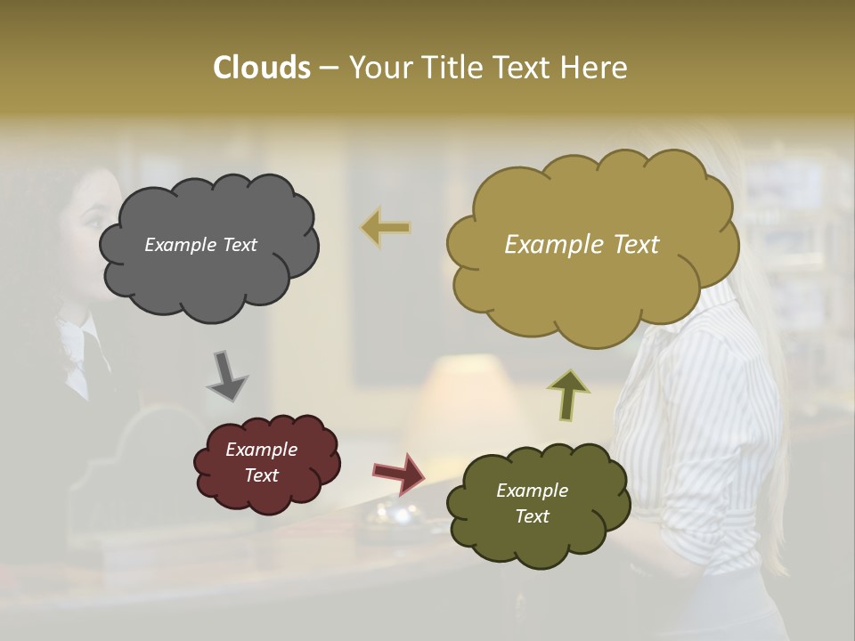 Lobby Smile Pretty PowerPoint Template