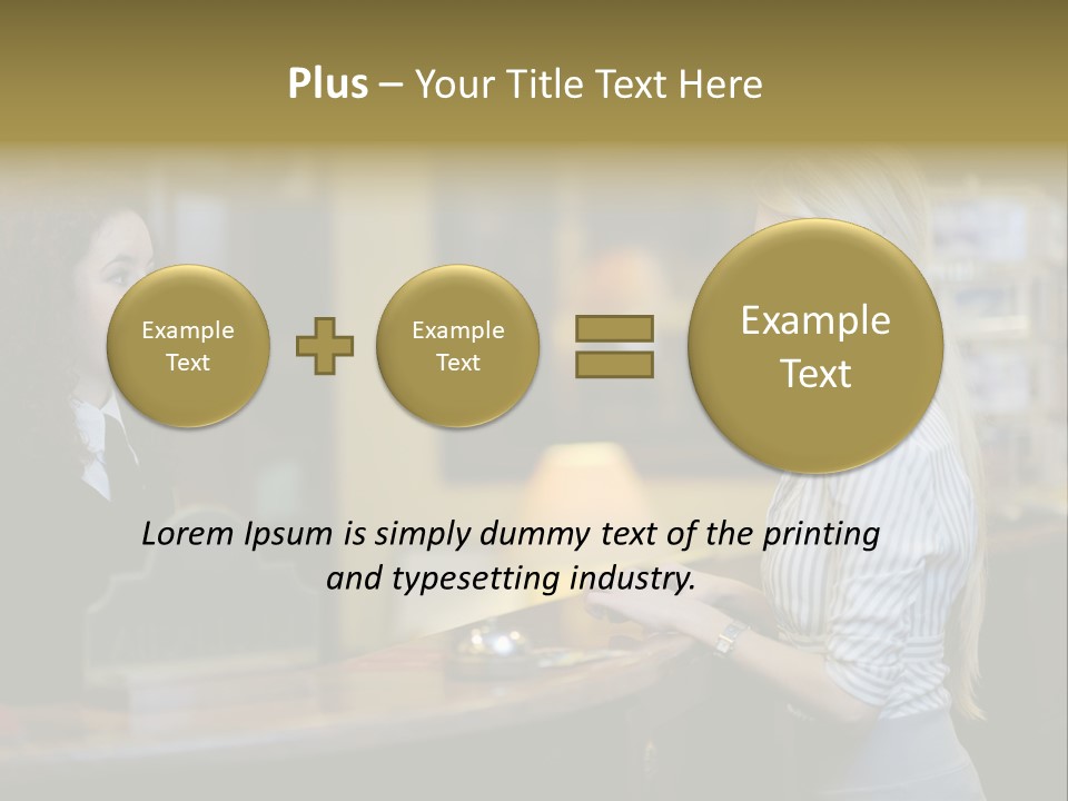 Lobby Smile Pretty PowerPoint Template