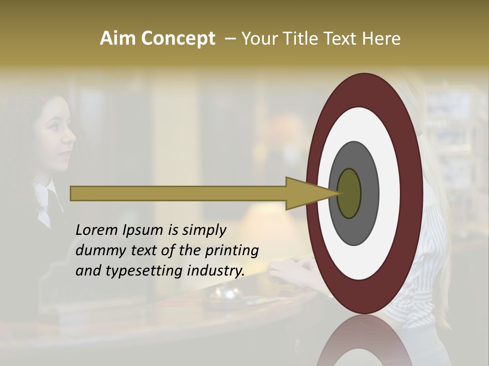 Lobby Smile Pretty PowerPoint Template