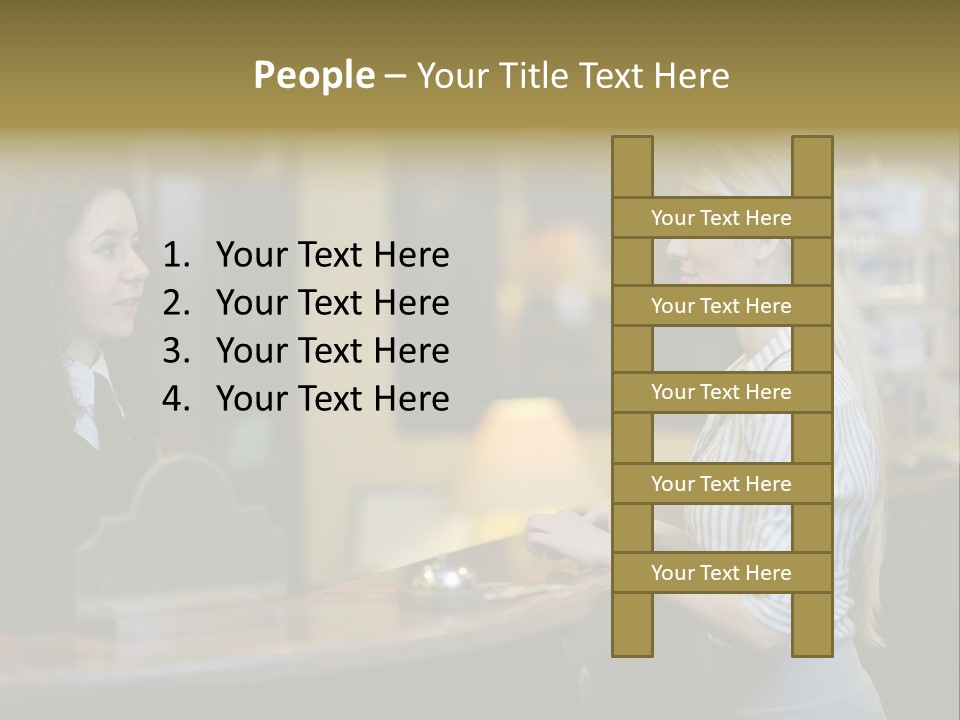Lobby Smile Pretty PowerPoint Template