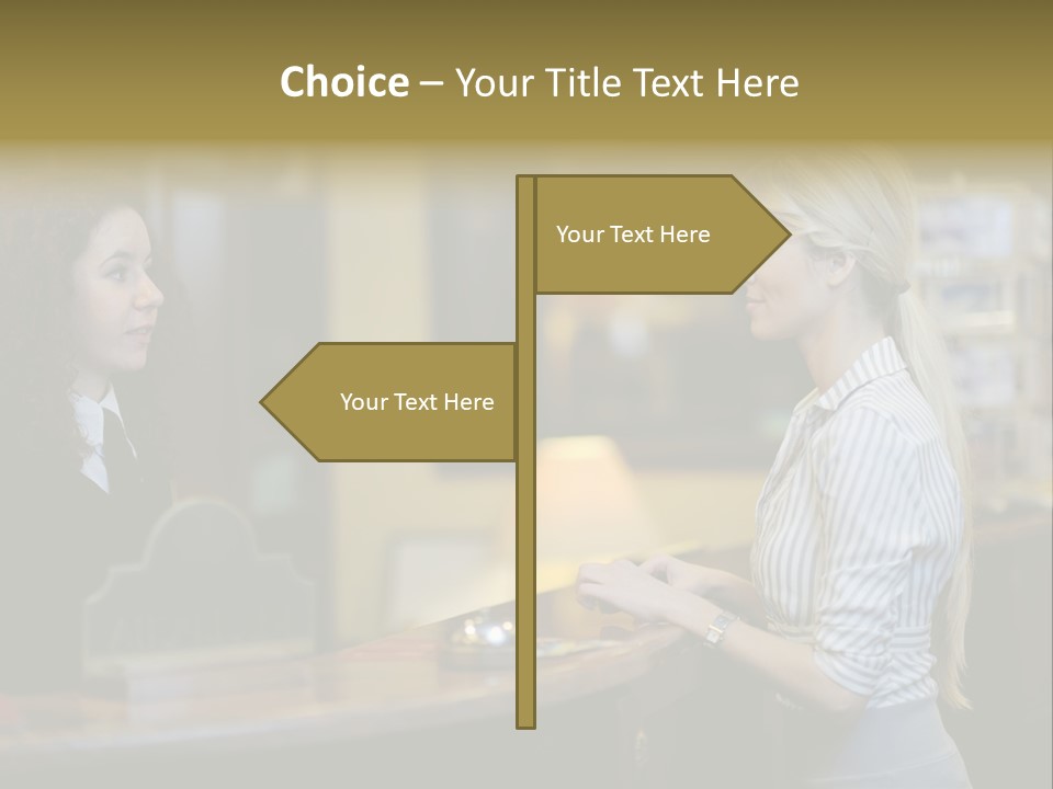 Lobby Smile Pretty PowerPoint Template