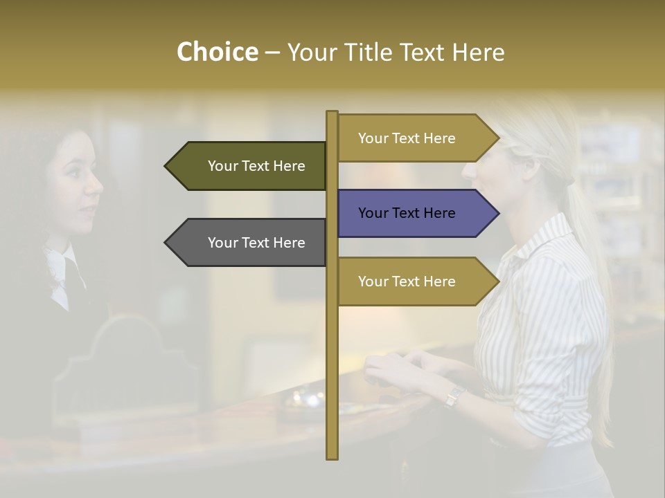 Lobby Smile Pretty PowerPoint Template