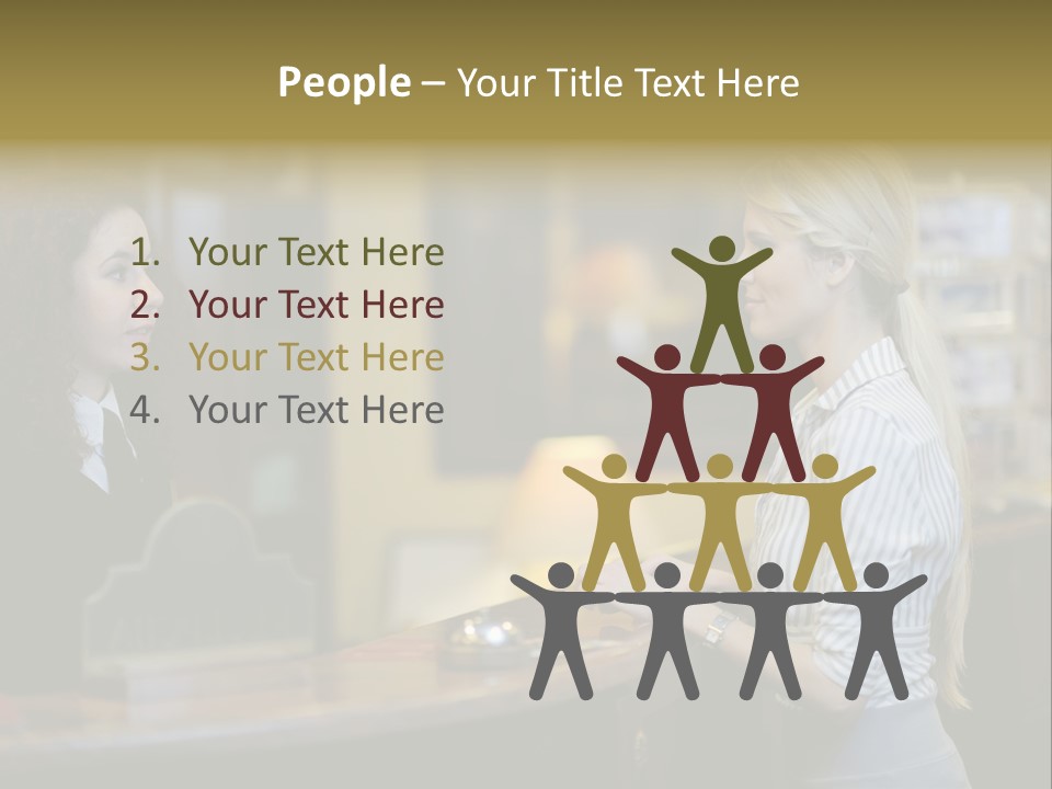 Lobby Smile Pretty PowerPoint Template