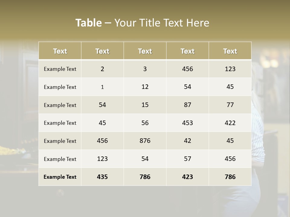 Suit Interior Concept PowerPoint Template