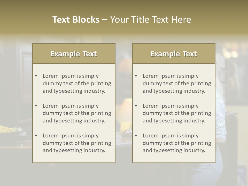 Suit Interior Concept PowerPoint Template