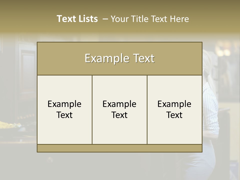 Suit Interior Concept PowerPoint Template