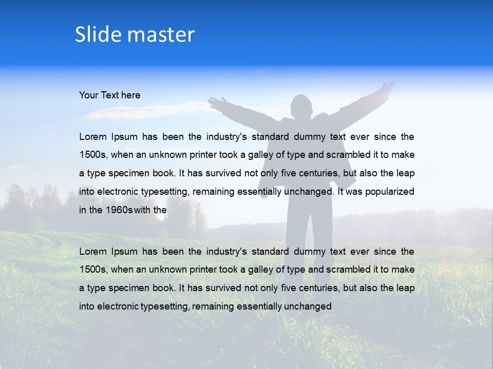 Delight Rapture Twilight PowerPoint Template