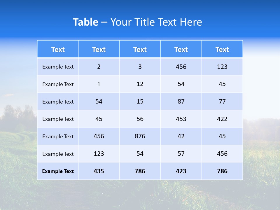 Delight Rapture Twilight PowerPoint Template