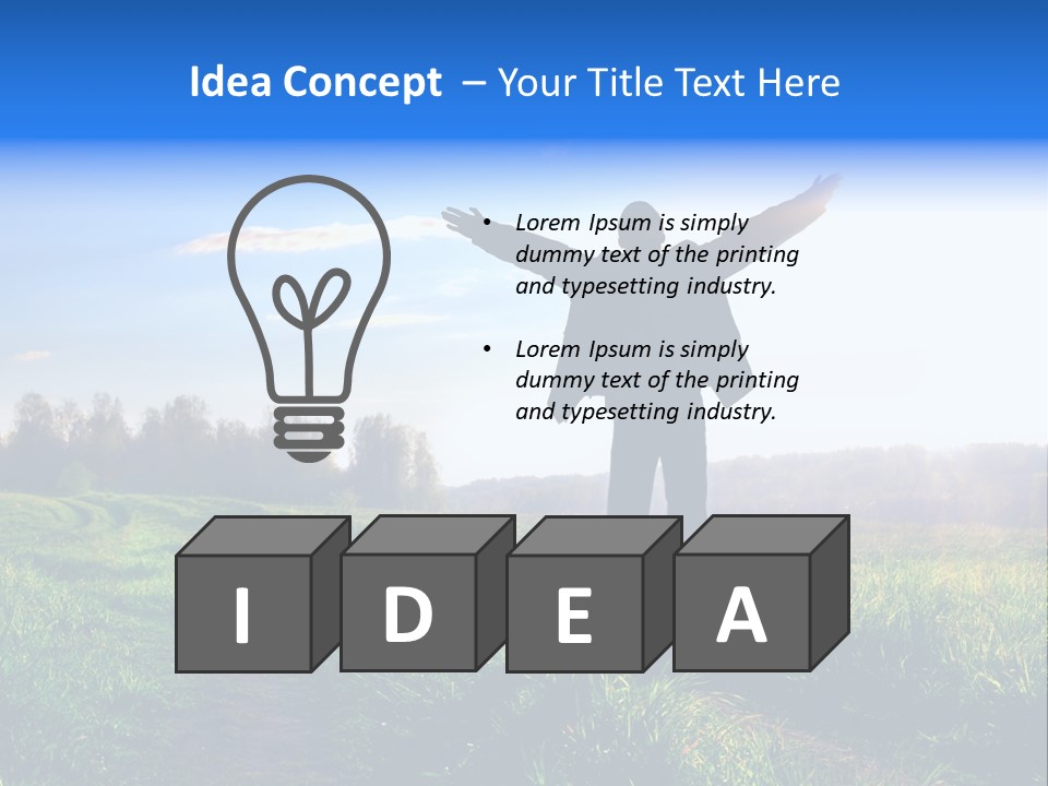 Delight Rapture Twilight PowerPoint Template