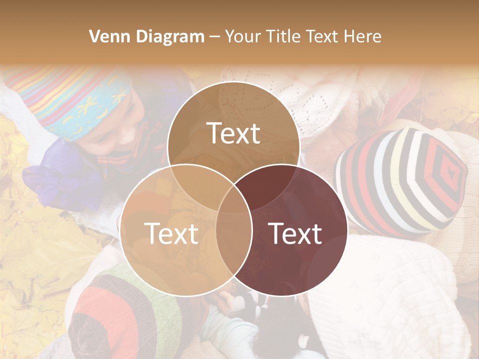 School Aged African American Small PowerPoint Template