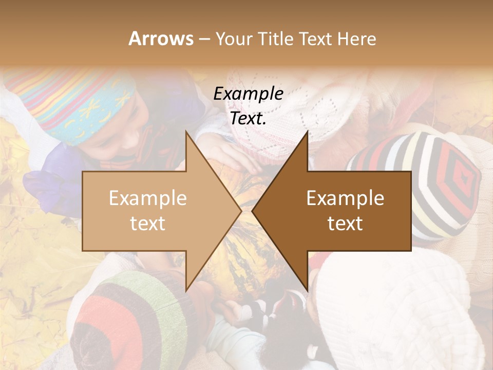 School Aged African American Small PowerPoint Template