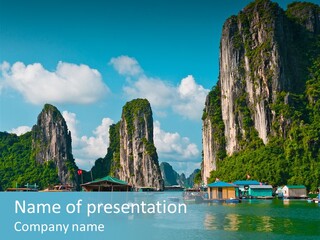 Seascape South Famous PowerPoint Template