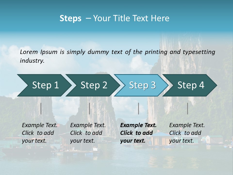 Seascape South Famous PowerPoint Template