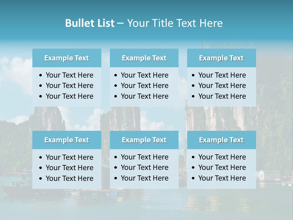 Seascape South Famous PowerPoint Template