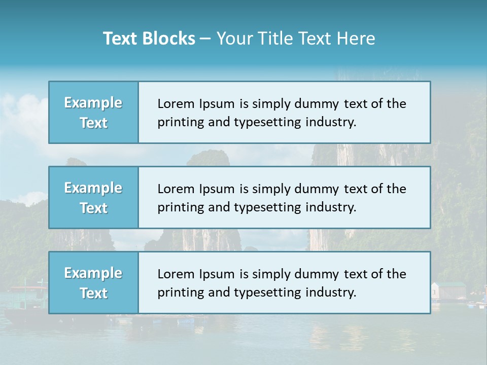 Seascape South Famous PowerPoint Template