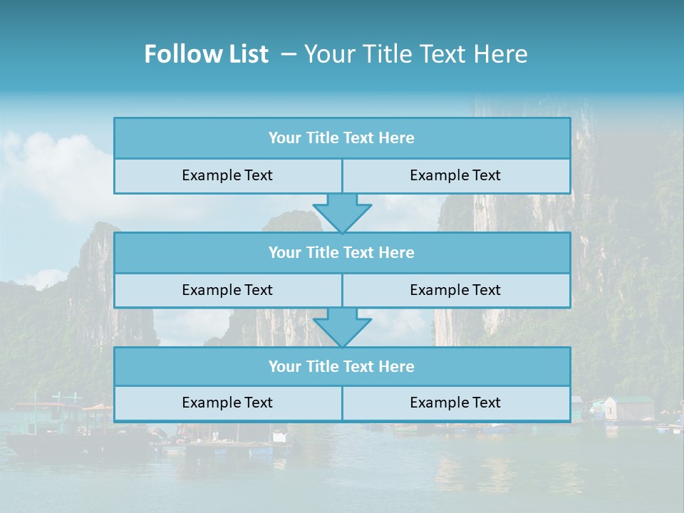 Seascape South Famous PowerPoint Template