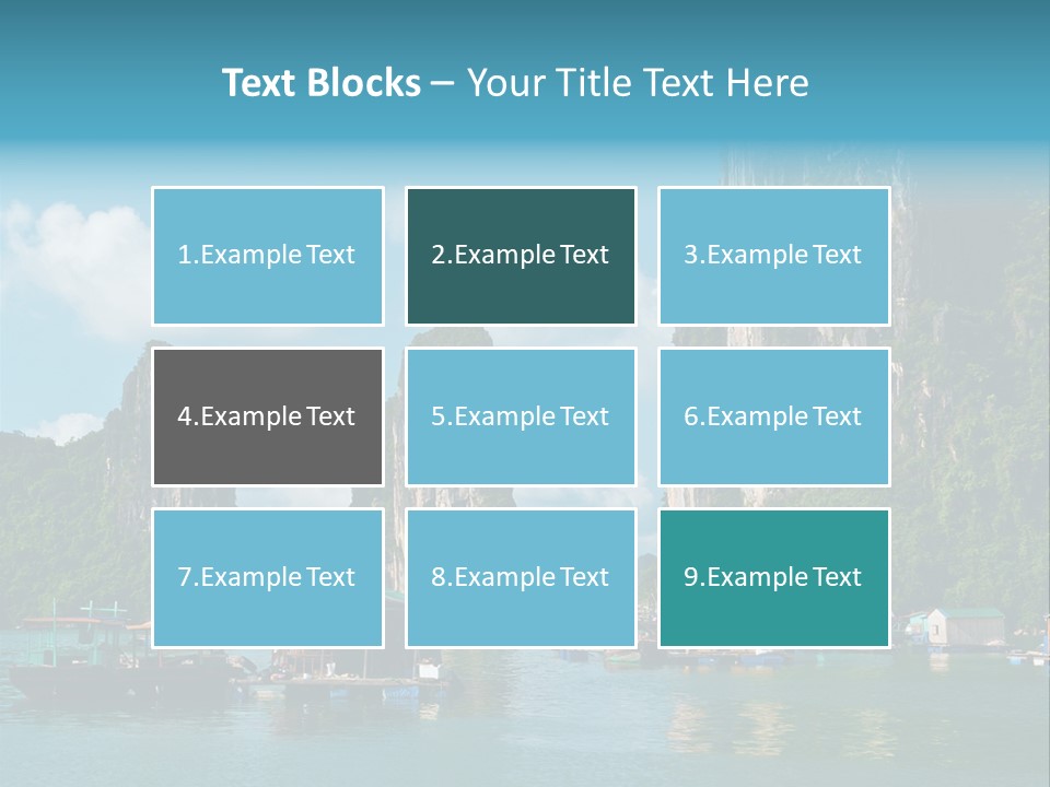 Seascape South Famous PowerPoint Template