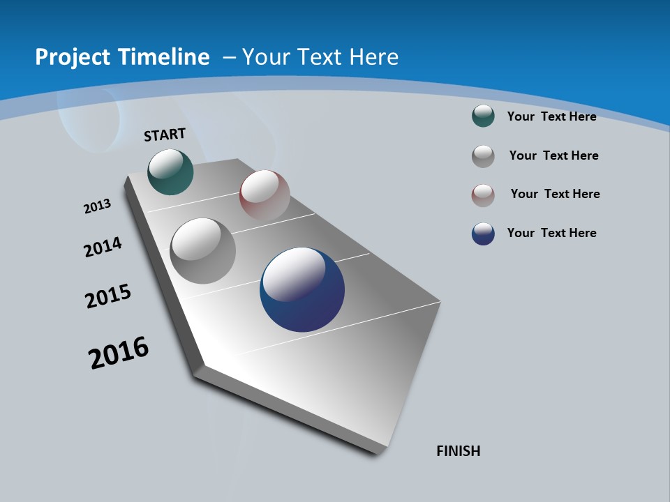 Abstract Artistic Blow Out PowerPoint Template