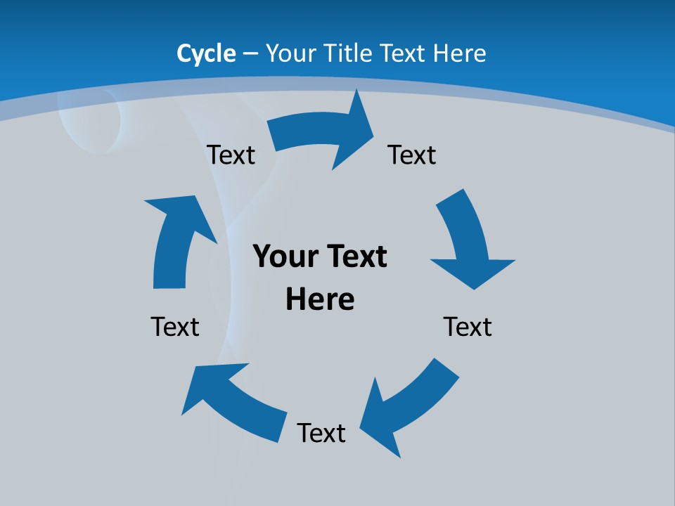 Abstract Artistic Blow Out PowerPoint Template