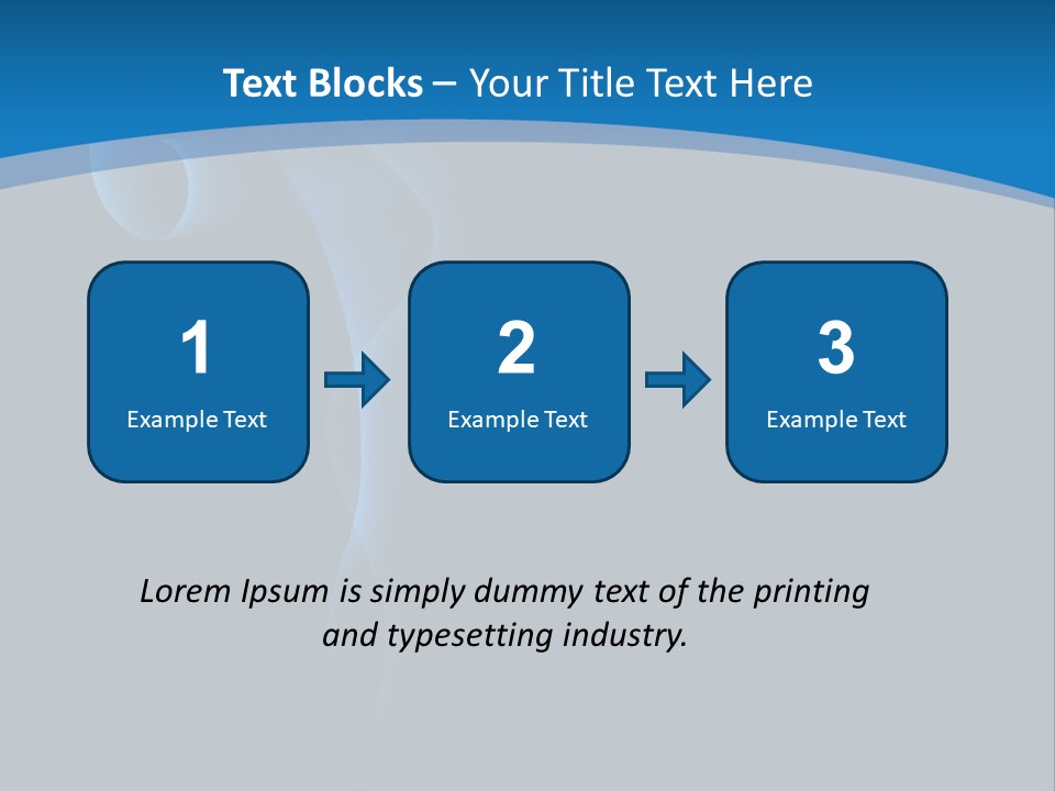 Abstract Artistic Blow Out PowerPoint Template