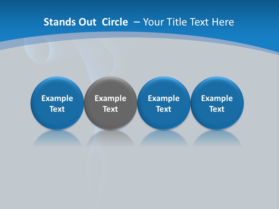 Abstract Artistic Blow Out PowerPoint Template