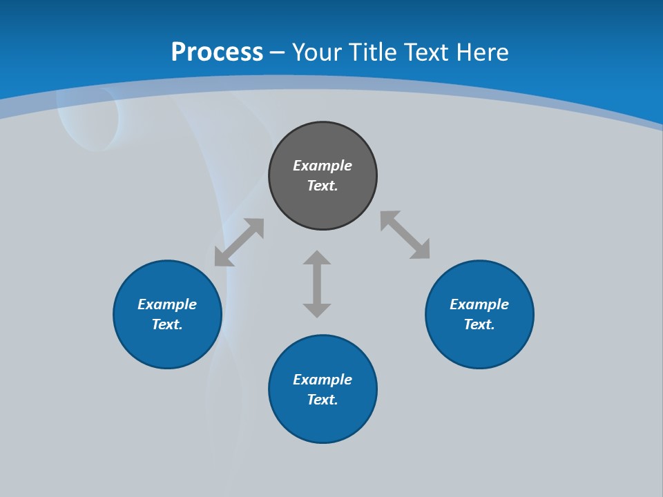 Abstract Artistic Blow Out PowerPoint Template