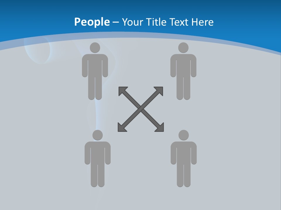 Abstract Artistic Blow Out PowerPoint Template