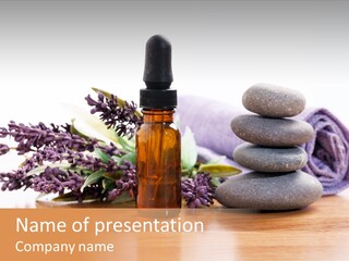 Massage Purple Essential PowerPoint Template