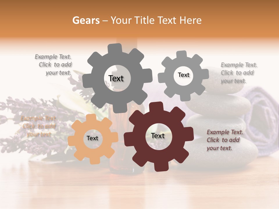 Massage Purple Essential PowerPoint Template