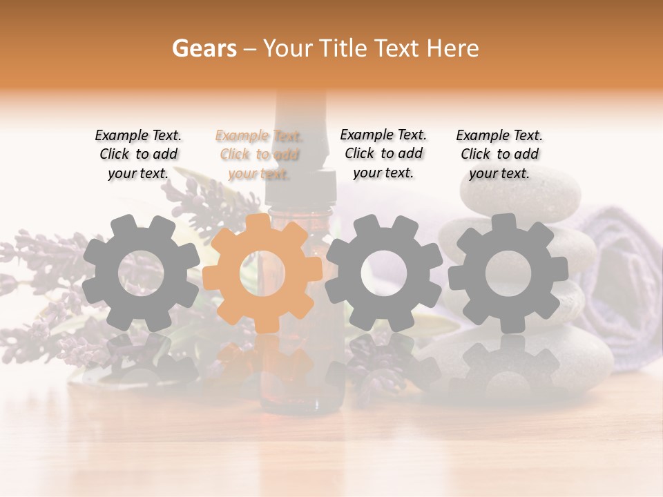 Massage Purple Essential PowerPoint Template