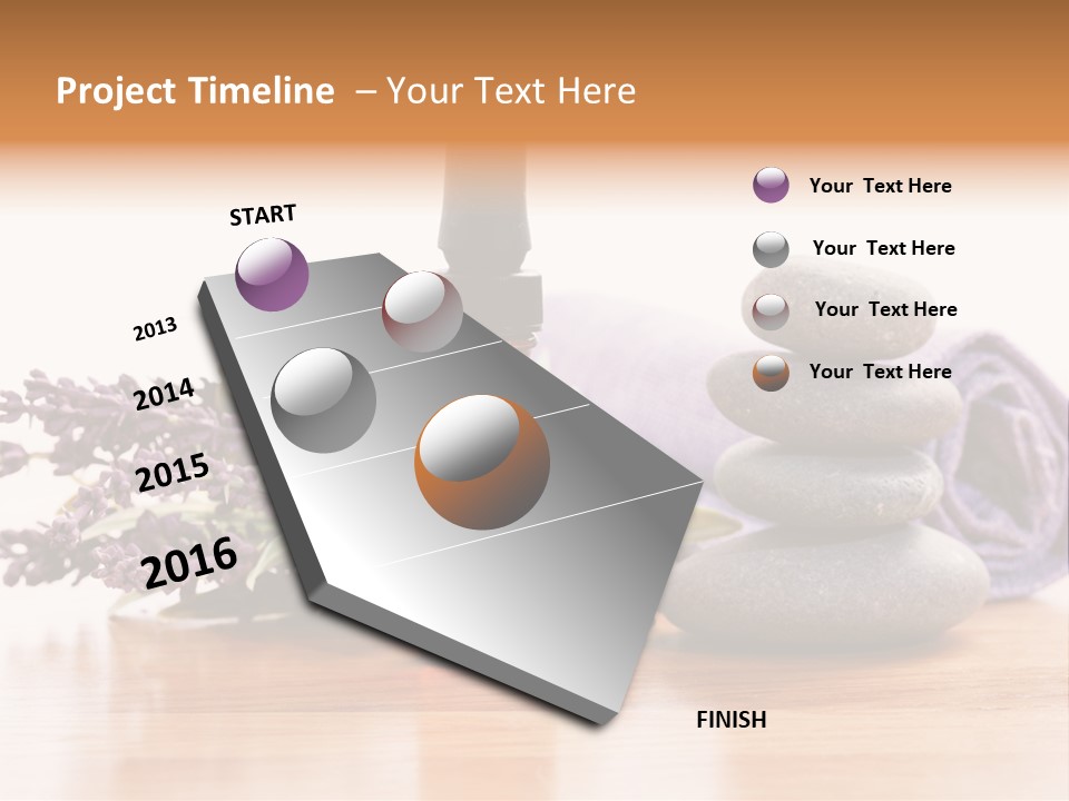 Massage Purple Essential PowerPoint Template