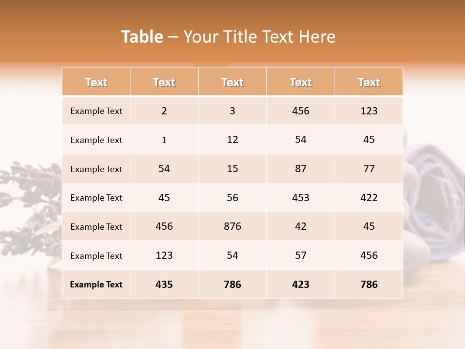 Massage Purple Essential PowerPoint Template