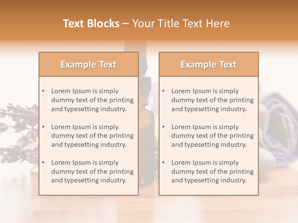 Massage Purple Essential PowerPoint Template