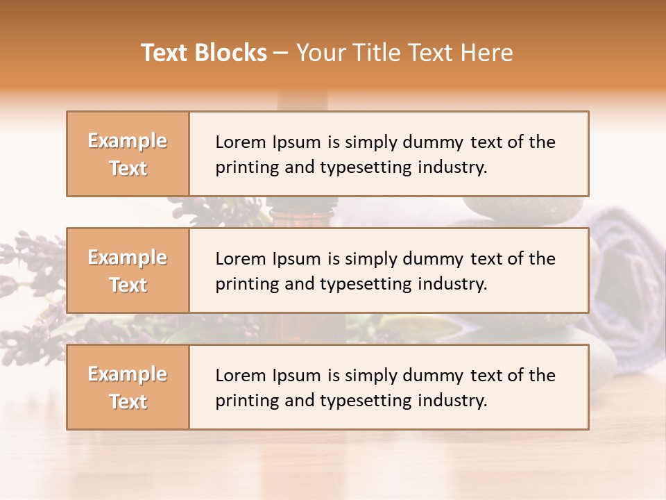 Massage Purple Essential PowerPoint Template