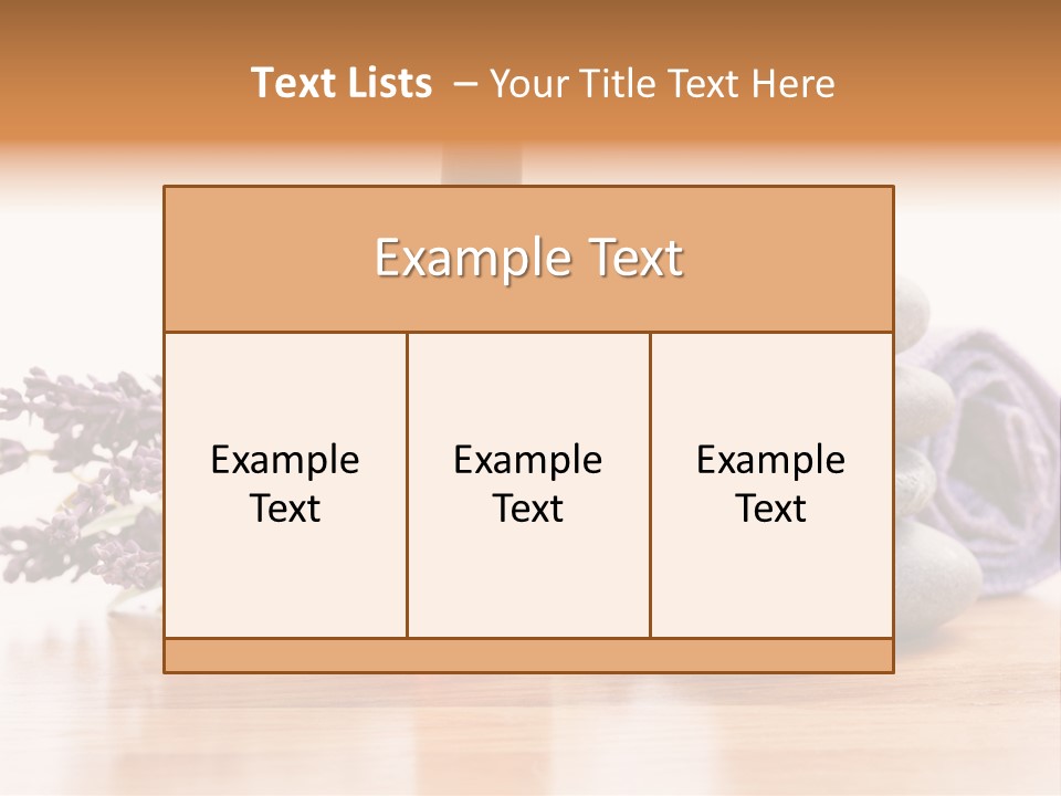 Massage Purple Essential PowerPoint Template
