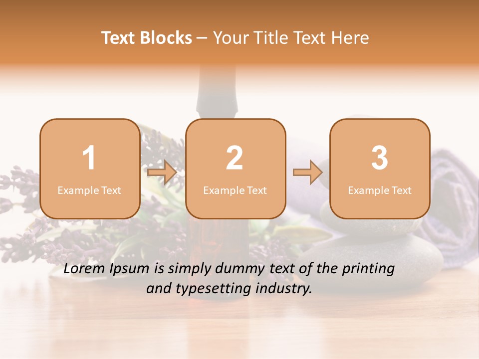 Massage Purple Essential PowerPoint Template