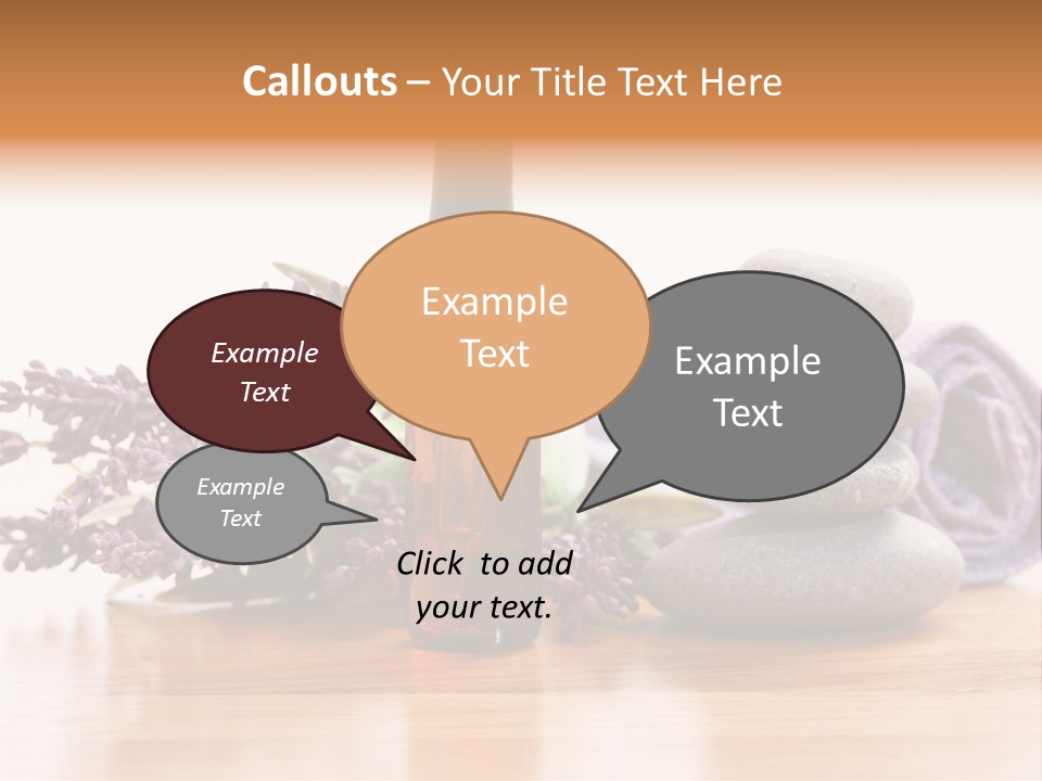 Massage Purple Essential PowerPoint Template