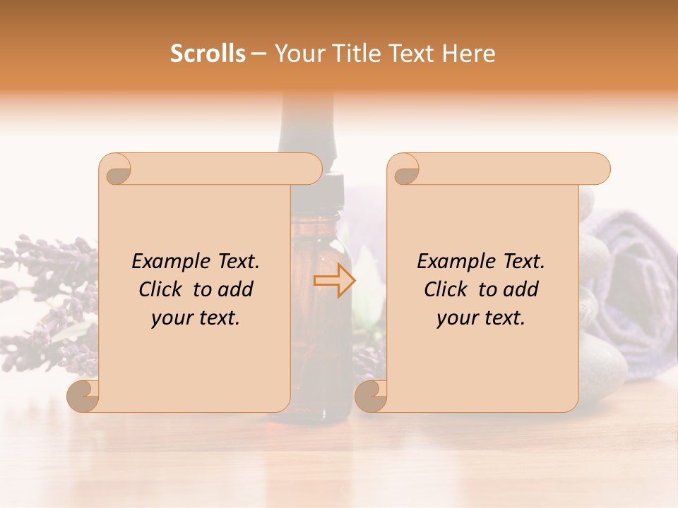 Massage Purple Essential PowerPoint Template