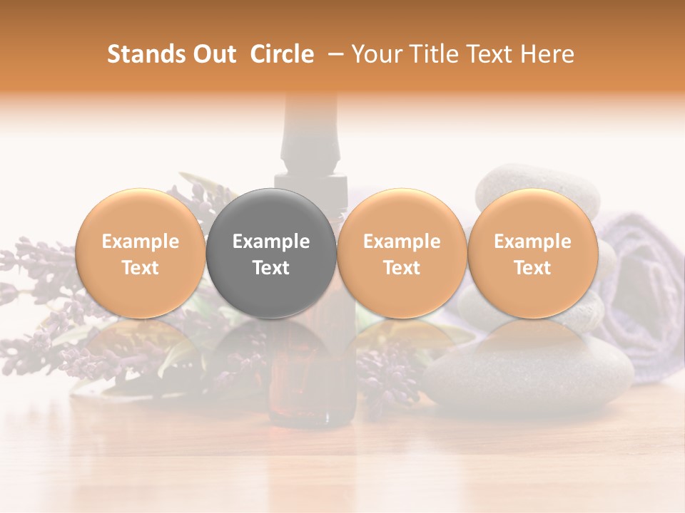 Massage Purple Essential PowerPoint Template