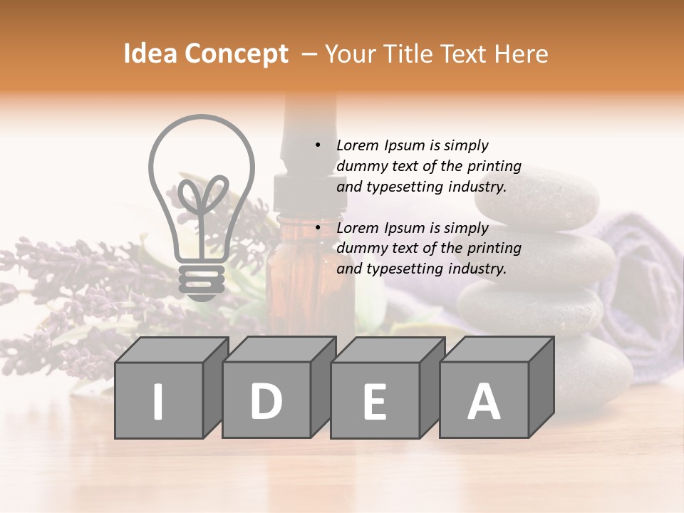 Massage Purple Essential PowerPoint Template