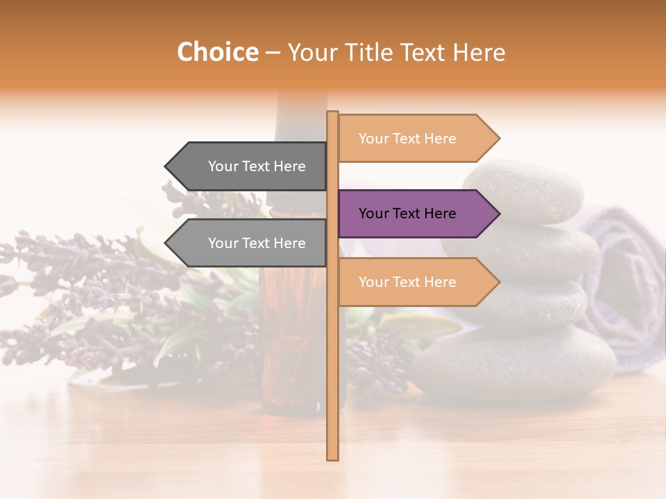 Massage Purple Essential PowerPoint Template