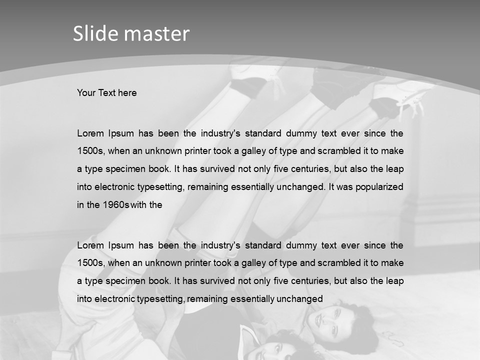 Portrait Exercises Leisure PowerPoint Template