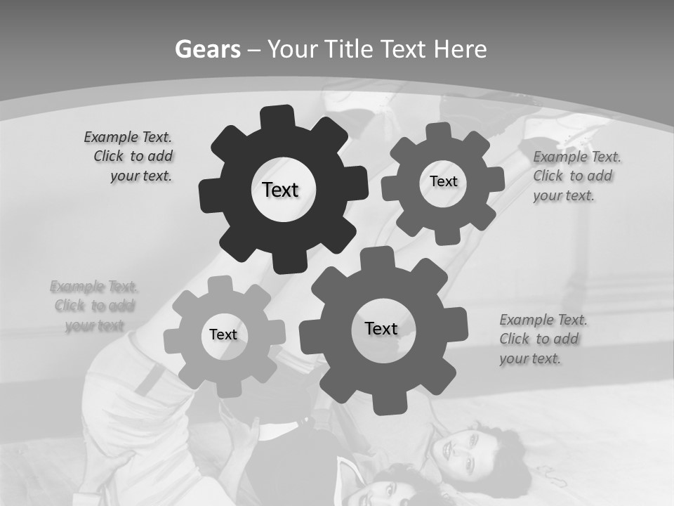 Portrait Exercises Leisure PowerPoint Template