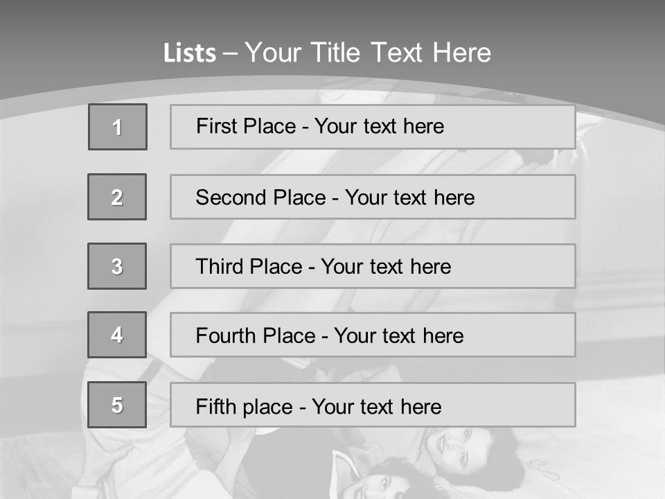 Portrait Exercises Leisure PowerPoint Template