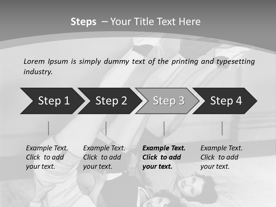 Portrait Exercises Leisure PowerPoint Template
