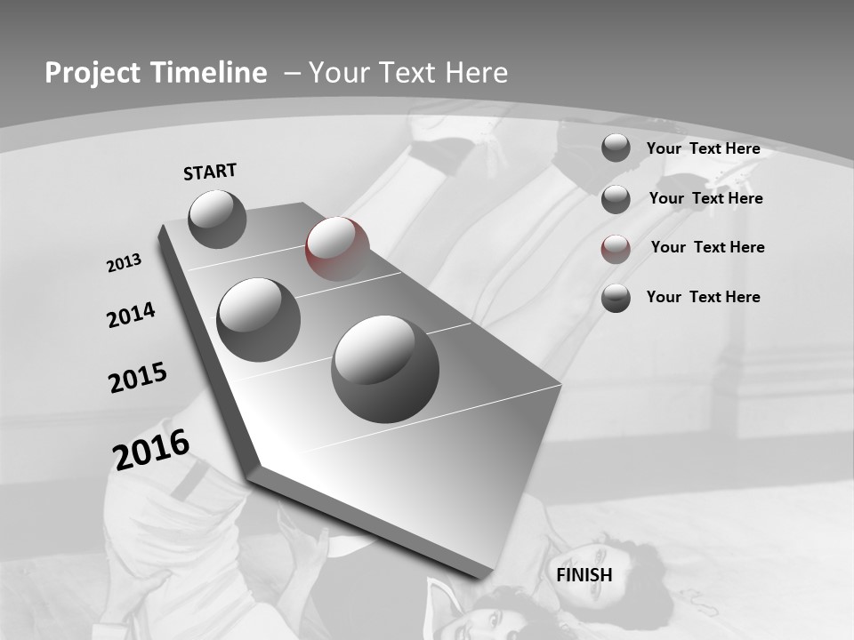 Portrait Exercises Leisure PowerPoint Template