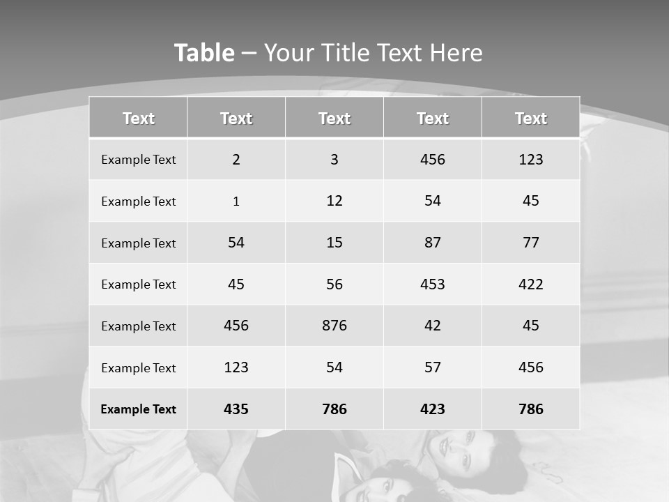 Portrait Exercises Leisure PowerPoint Template
