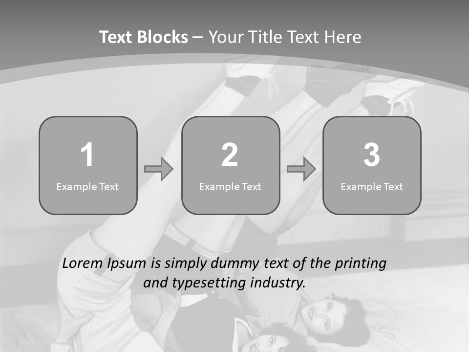 Portrait Exercises Leisure PowerPoint Template