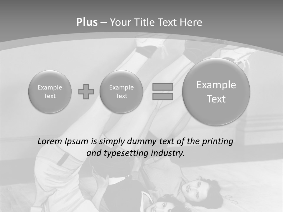 Portrait Exercises Leisure PowerPoint Template