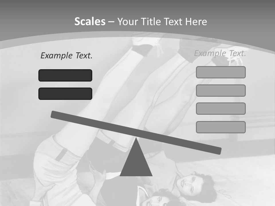 Portrait Exercises Leisure PowerPoint Template